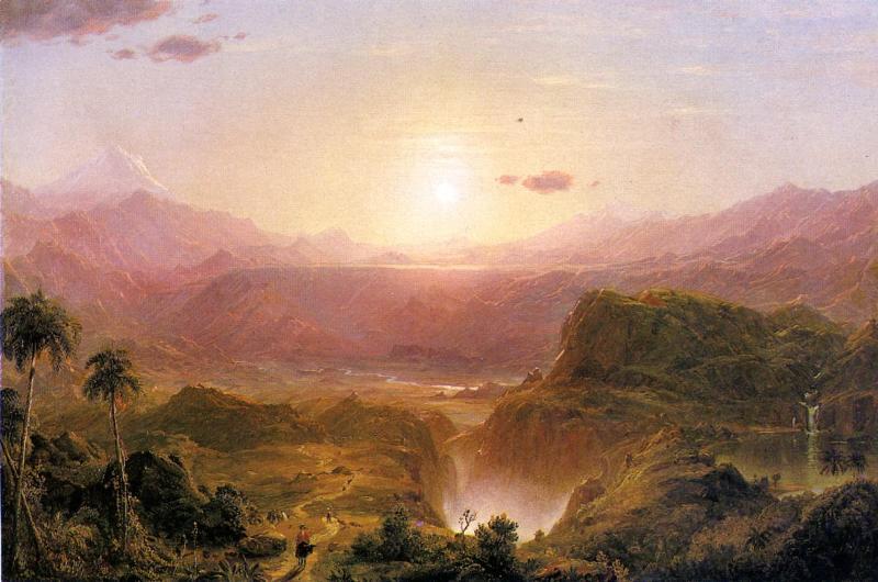 Frederic Edwin Church Andes of Ecuador Sweden oil painting art